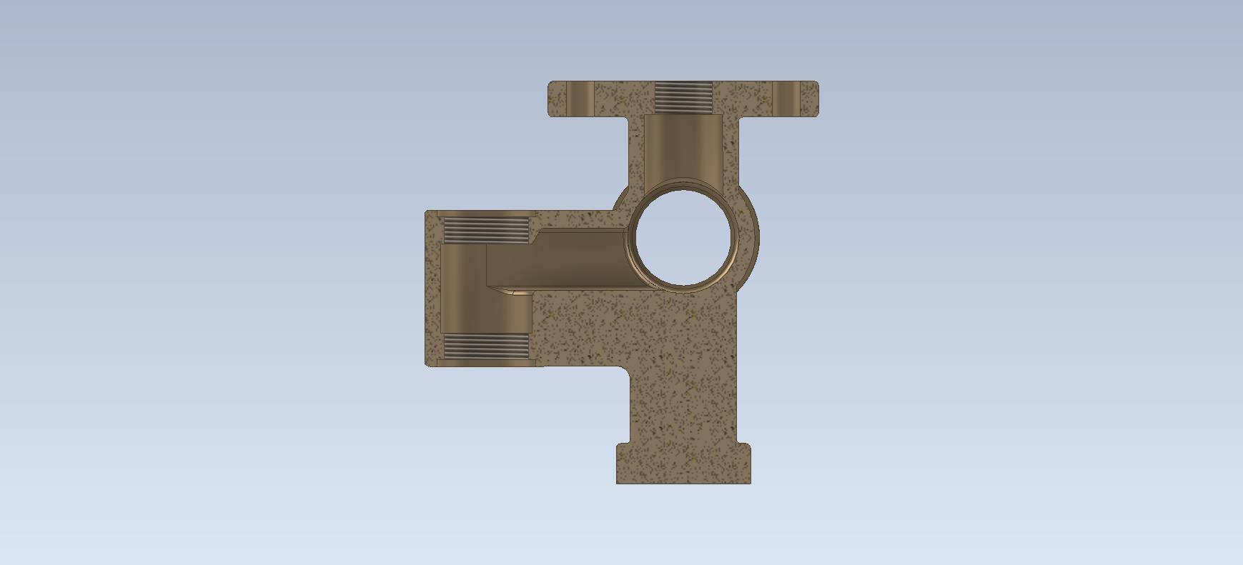 G035369-3D CAD 基础练习_泵缸_泵缸_Autodesk Inventor Pro=水泵油泵