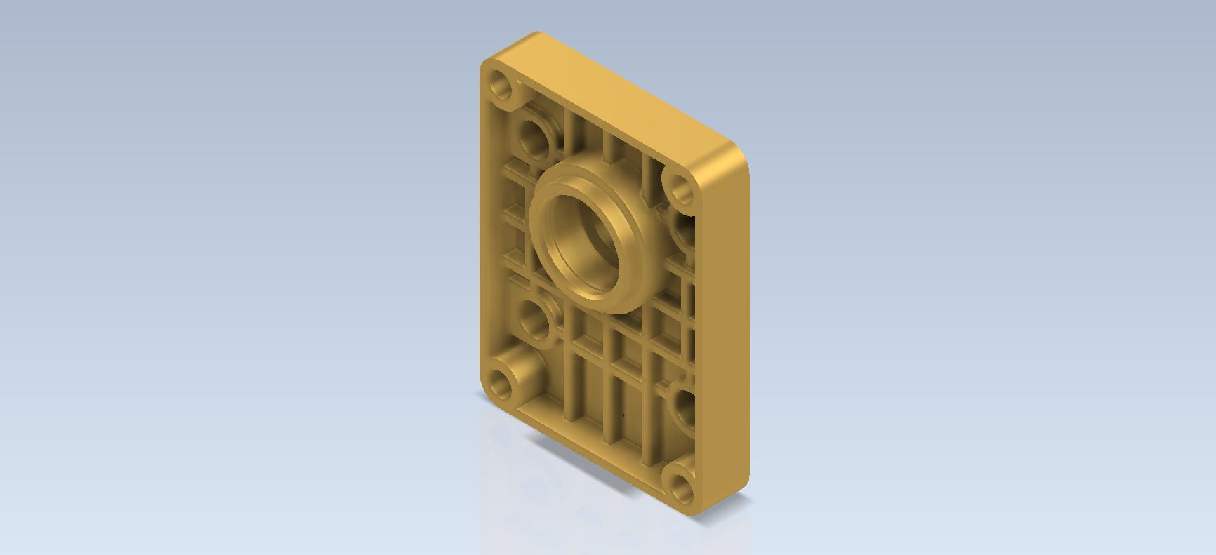 G035379-3D CAD基本锻炼_前泵盖_TAPA DELANTERA de Bomba_Autodesk Inventor Pro Pro=水泵油泵