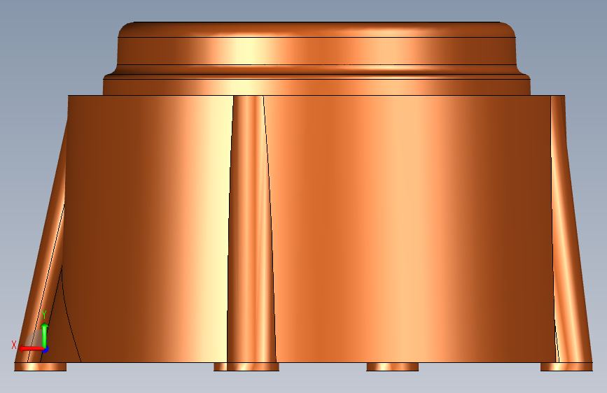 G035413-8cgm 泵=水泵油泵 背面视图