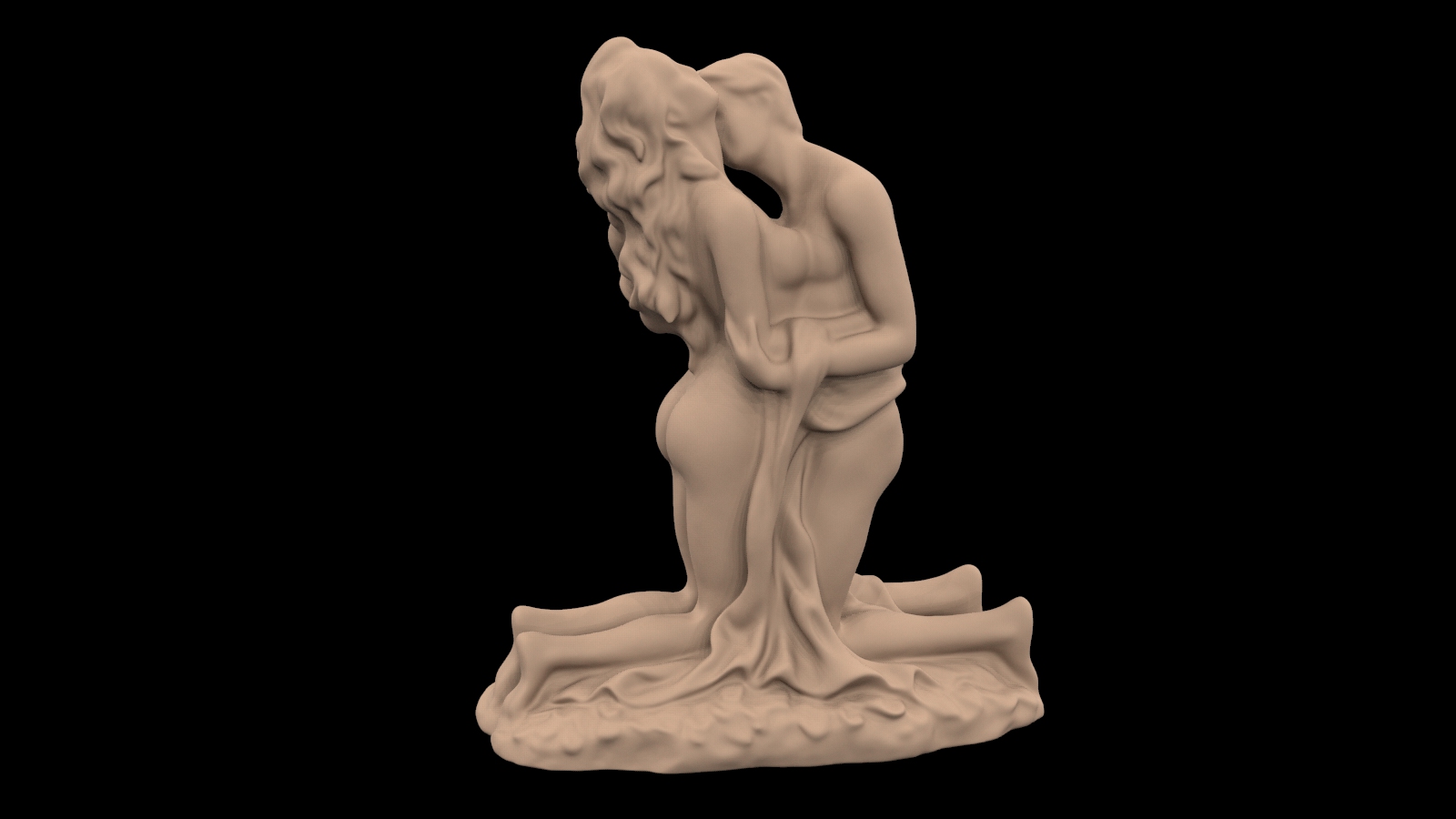 人体模型female-and-male-3-1 1 STP