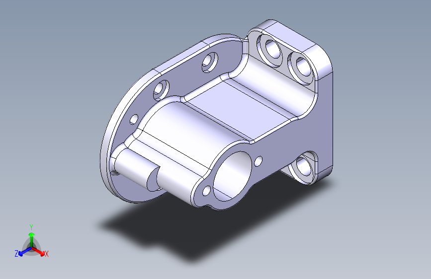 G035645-Gear Pump Body (1)=水泵油泵