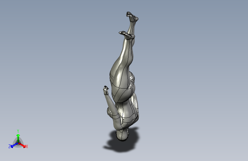 人体模型woman-stand-model-fuckers-1 2 STP X_T