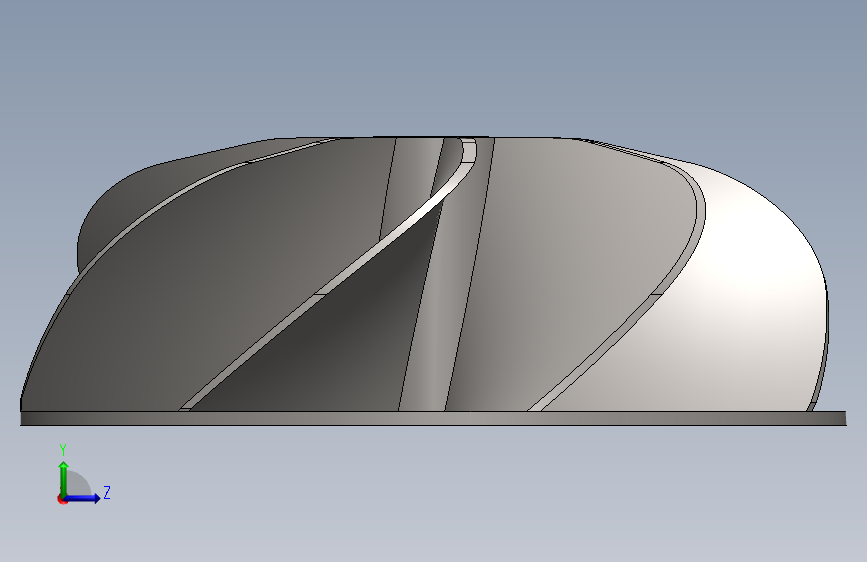 G035690-Impeller=水泵油泵 左侧视图