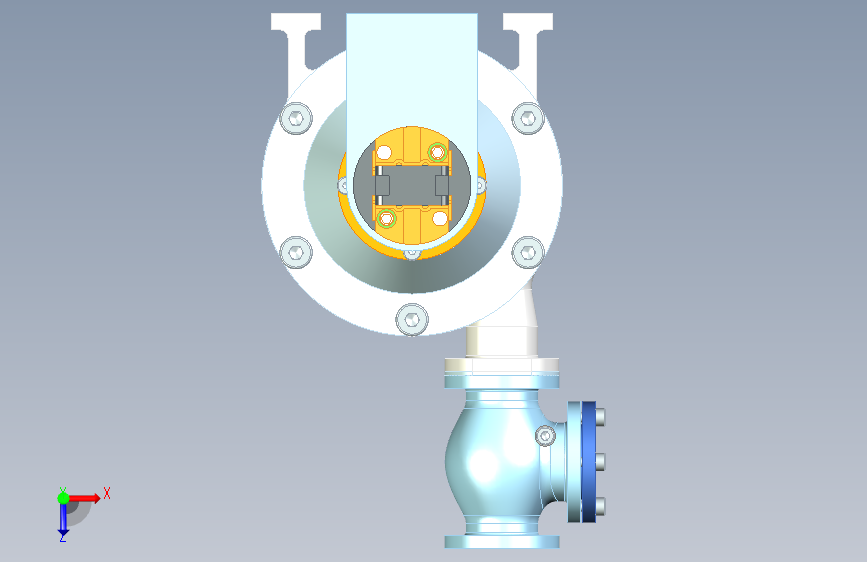G035814-pump=水泵油泵 俯视图