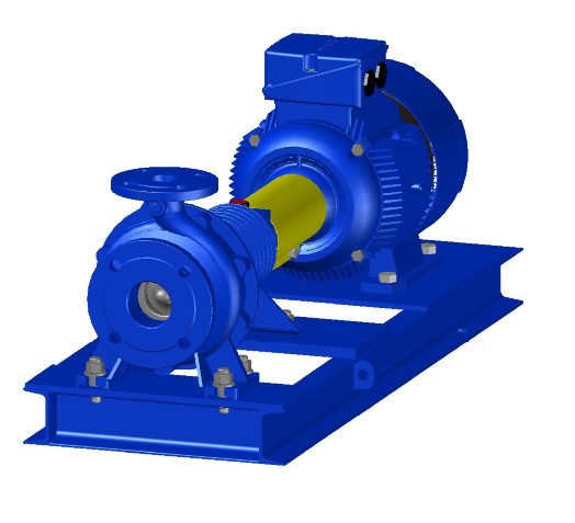 G037451-离心泵和电动机组件=水泵油泵