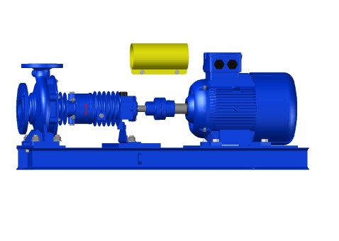 G037451-离心泵和电动机组件=水泵油泵