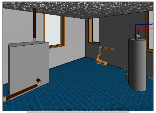 G038020-使用Revit MEP的管道模板=水泵油泵