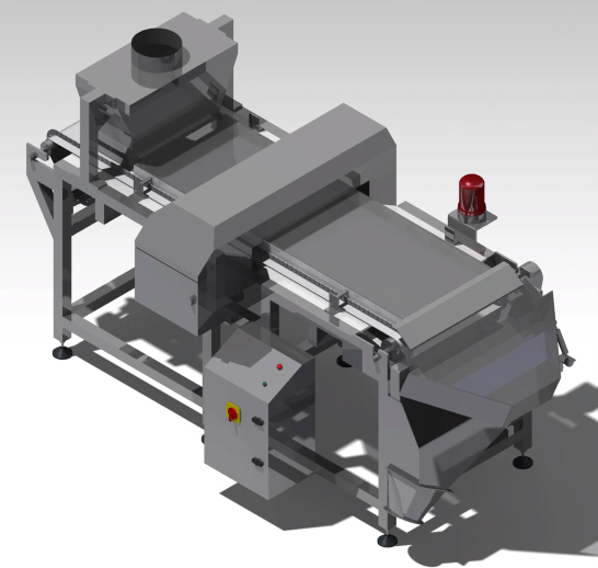 G040247-带有胡珀和皮瓣类型的微型扫描金属探测器拒绝机制