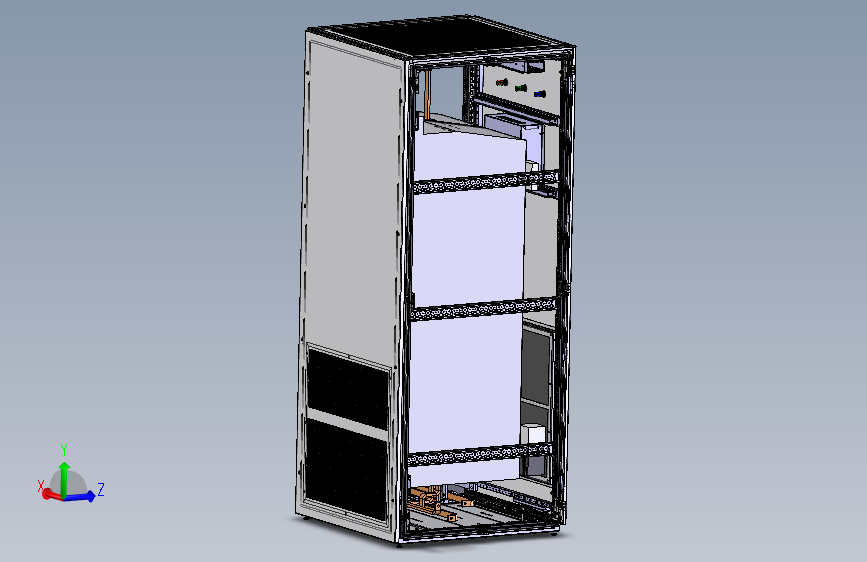 光伏发电设备250kw光伏逆变器（step+cad）