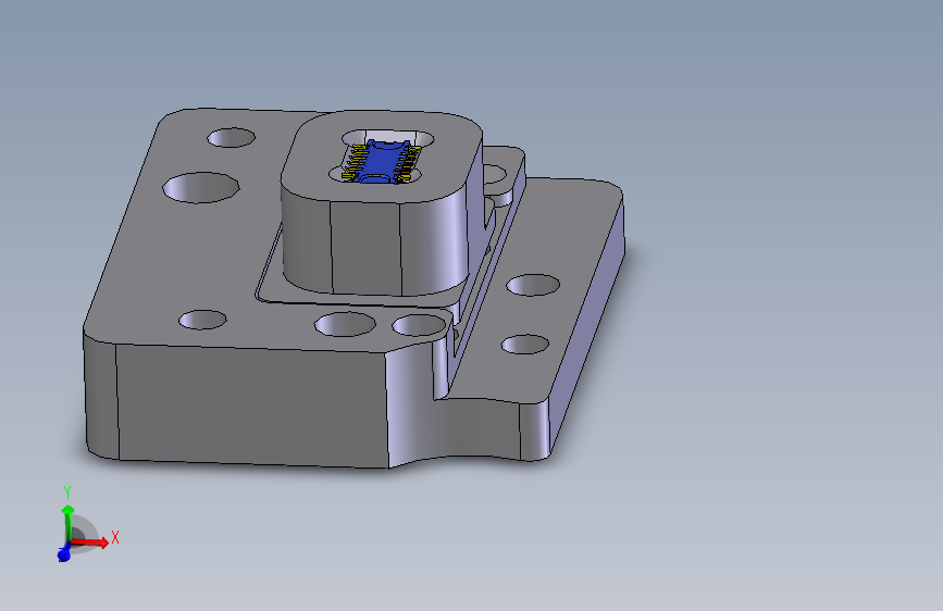 Blade Pin Module 弹片探针模组step