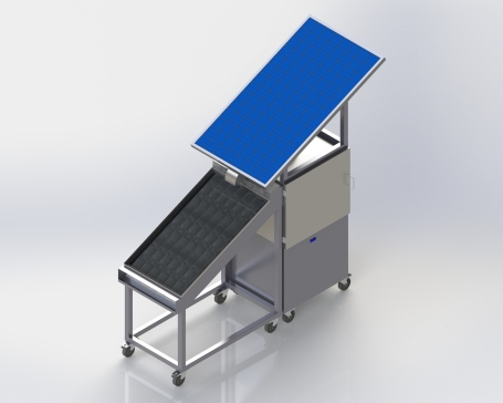 太阳能稻米烘干机 - 带有热收集器和粉丝辅助室（论文原型）的混合太阳能干燥系统（论文原型）