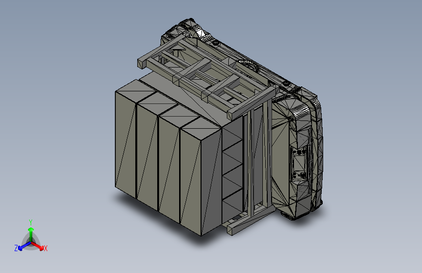 G030827-工业3D+AGV手推车-Omron=机器人机械臂