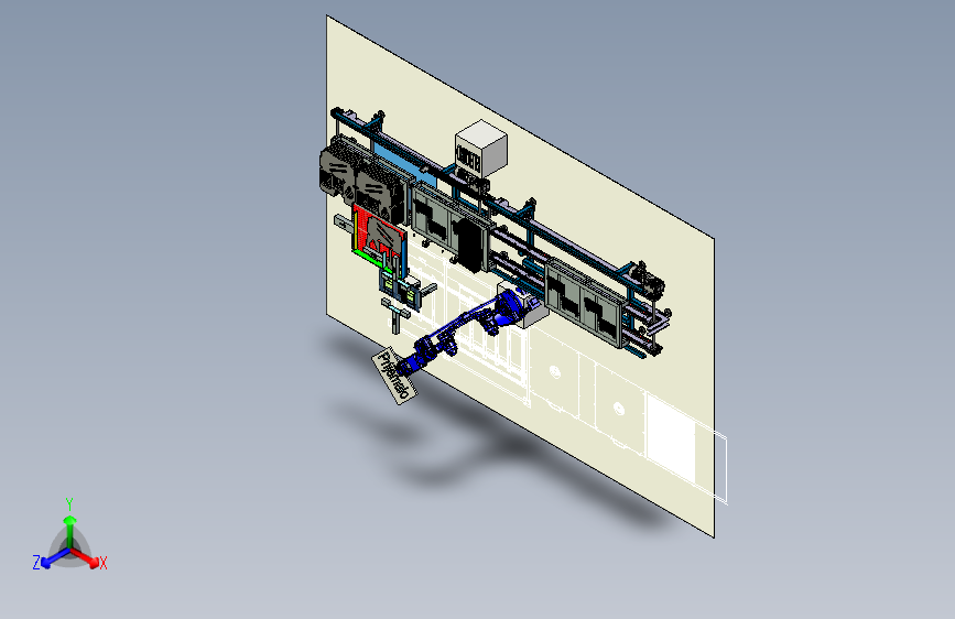 G030606-堆叠机器人单元2-概念=机器人机械臂