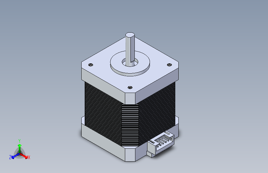 G030117-步进电动机NEMA+17（SOLIDWORKS）=机器人机械臂