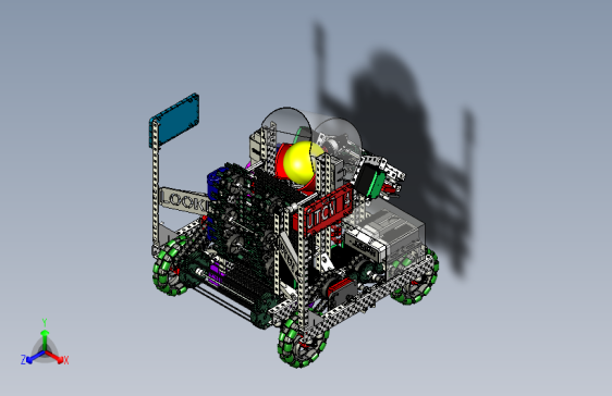 G029743-vex+Robotics+2019转折点-15英寸“+Looki”机器人来自UTCV+4=机器人机械臂