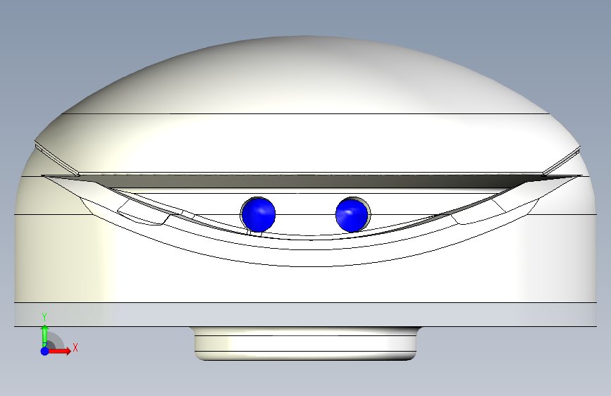 G029565-SOLIDWORKS教程#96+Solidworks中的Vortex+Robot+Design+by+Solidworks+Easy+Design=机器人机械臂 正面视图