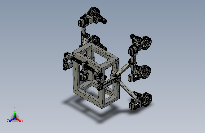 G029431-Rover+One：一种摇臂式+bogie+悬挂设计=机器人机械臂