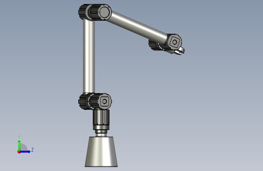 G029405-Robot-Arm-4R=机器人机械臂 左侧视图