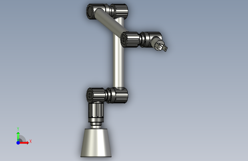 G029405-Robot-Arm-4R=机器人机械臂 正面视图