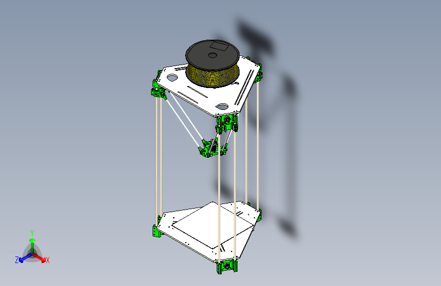 G029296-RepRap+罗斯托克=机器人机械臂