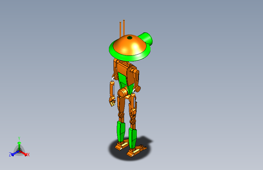 G029202-PitDroid+星球大战+-+Sérgio+CAD+CAM=机器人机械臂