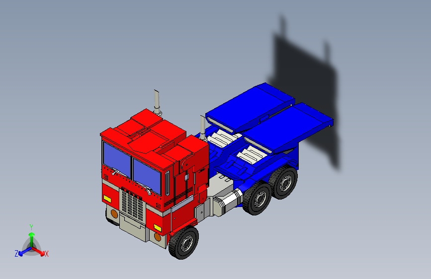 G029163-Optimus+Prime（变形金刚）=机器人机械臂
