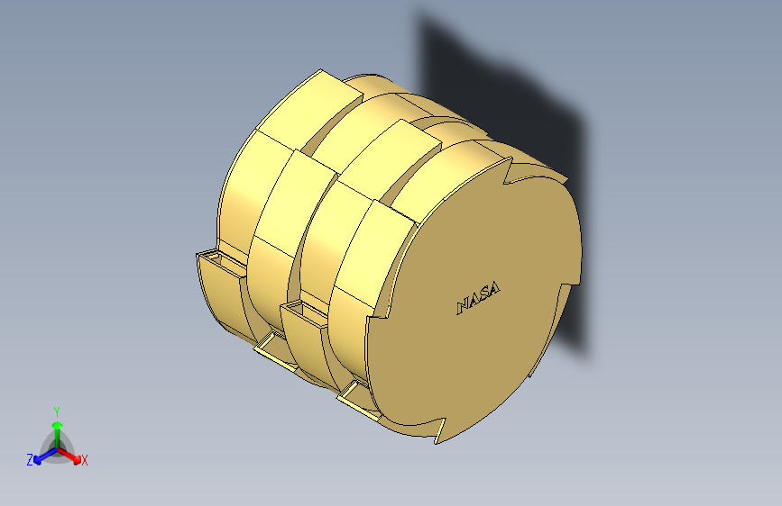 G029089-NASA-+表面土壤高级系统操作机器人（RASSOR）挖掘机+l+Solidworks=机器人机械臂