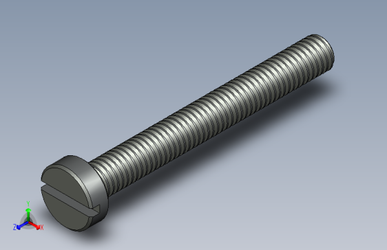 ISO 1207 槽孔螺栓 M3x25