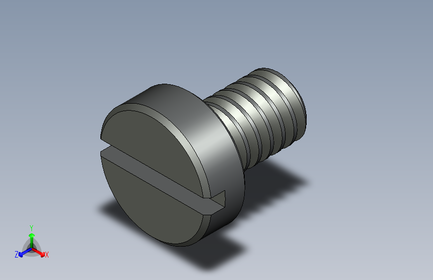 ISO 1207 开槽螺钉 M2x3