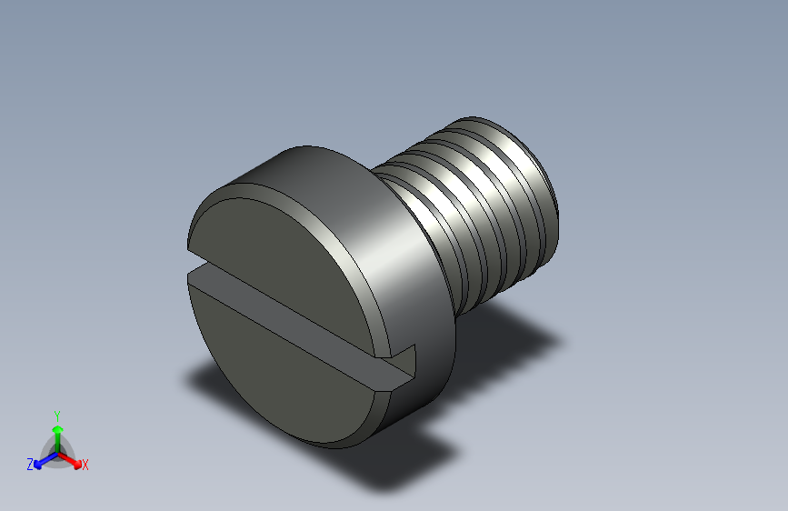 ISO 1207 开槽螺钉 M5x6