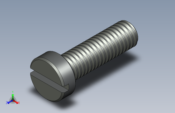 ISO 1207 螺丝槽 M6x20