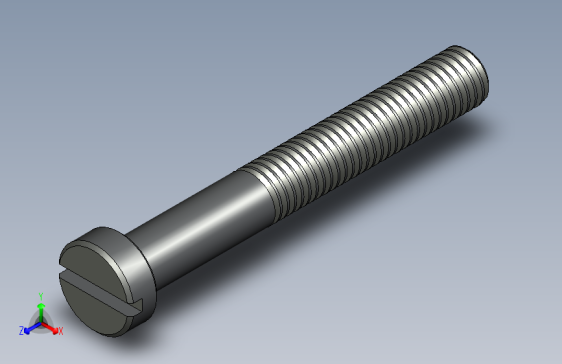 ISO 1207 锥螺纹 M8x60 螺丝