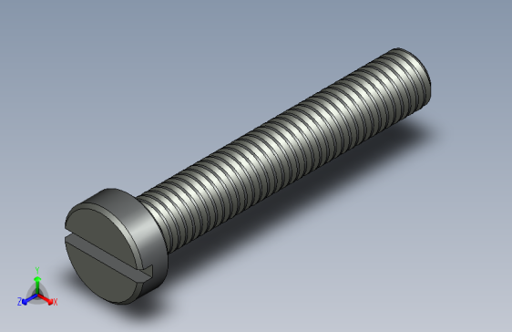 ISO 1207槽孔螺钉 M5x30