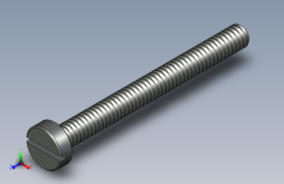 ISO 1207槽孔螺栓 M2x20