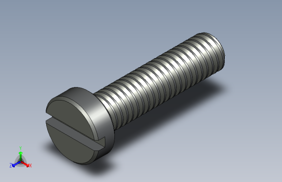 ISO 1207槽孔螺栓 M4x16.x_t