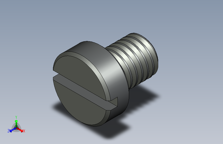ISO 1207槽孔螺栓 M5x6