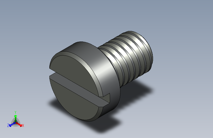 ISO 1207槽孔螺栓 M6x8