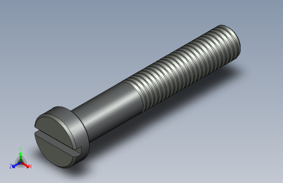 ISO 1207槽孔螺栓 M10x60