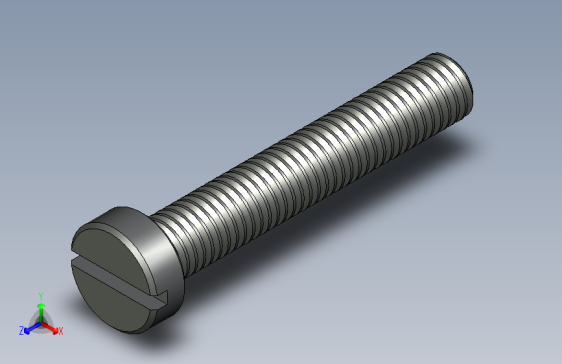 ISO 1207槽口螺栓 M5x30