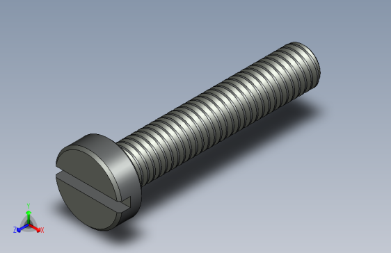ISO 1207六角槽螺钉 M3x16