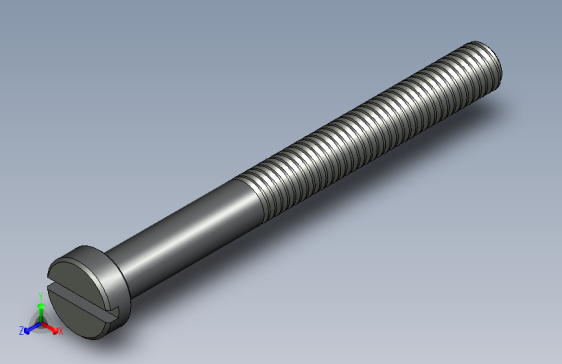 ISO 1207型槽孔螺钉 M6x60