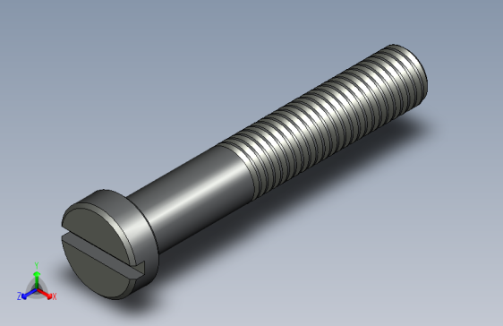ISO 1207型槽孔螺栓 M10x60