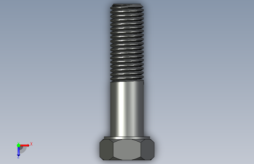 ISO 4014 六角螺钉 M16x65 俯视图