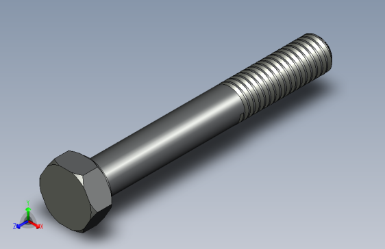 ISO 4014六角螺钉 M6x45.x_t