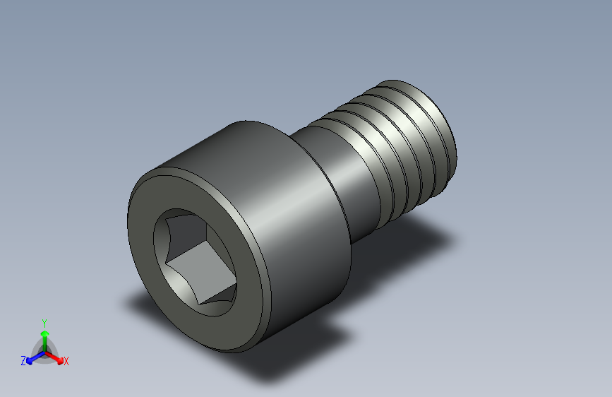 ISO 4762 内六角螺钉   M8x12.par