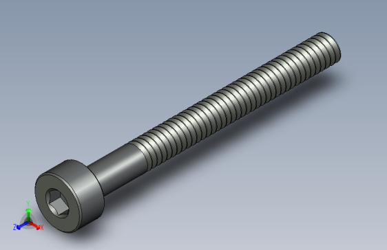 ISO 4762 内六角螺钉 M2x20.par