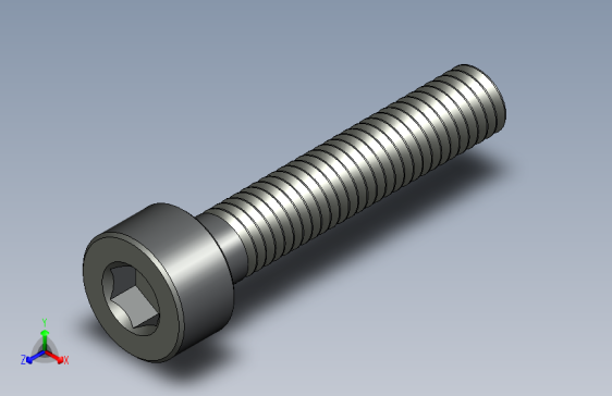 ISO 4762 内六角螺钉 M3x16.x_t
