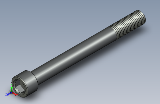 ISO 4762 内六角螺钉 M16x160.par