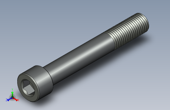 ISO 4762 内六角螺钉 M30x200.par