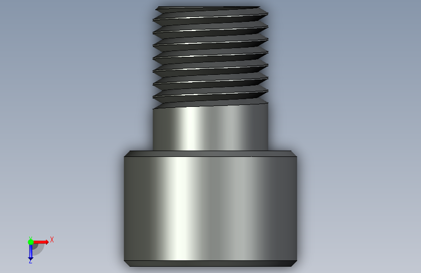 ISO 4762 内六角螺钉 M36x45.par 俯视图